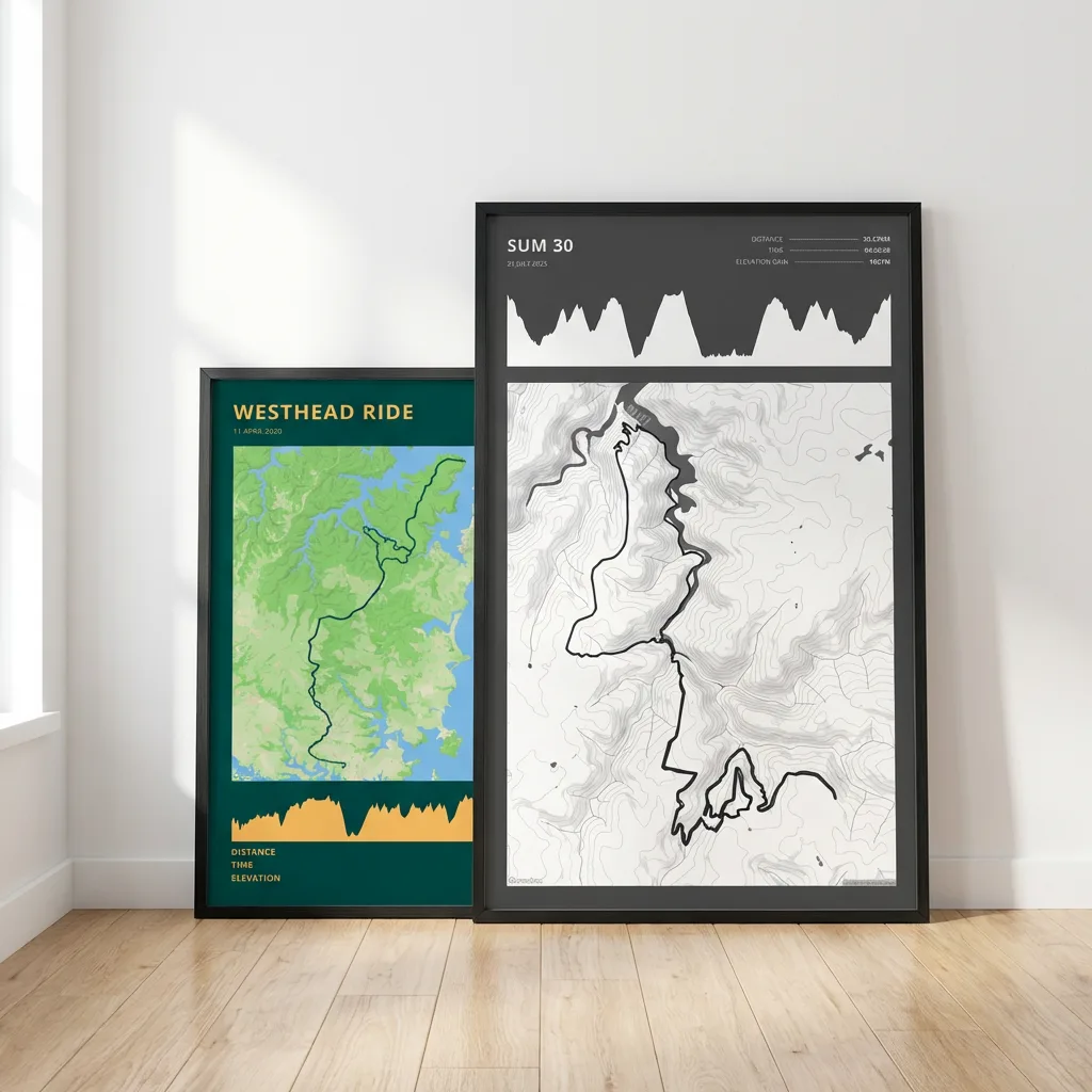 Framed Athlete Prints activity posters